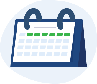 Timetable blob icon