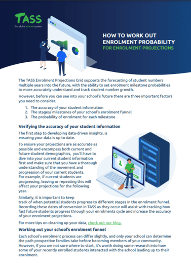 Enrolment projections snippet