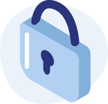Padlock Blob Icon