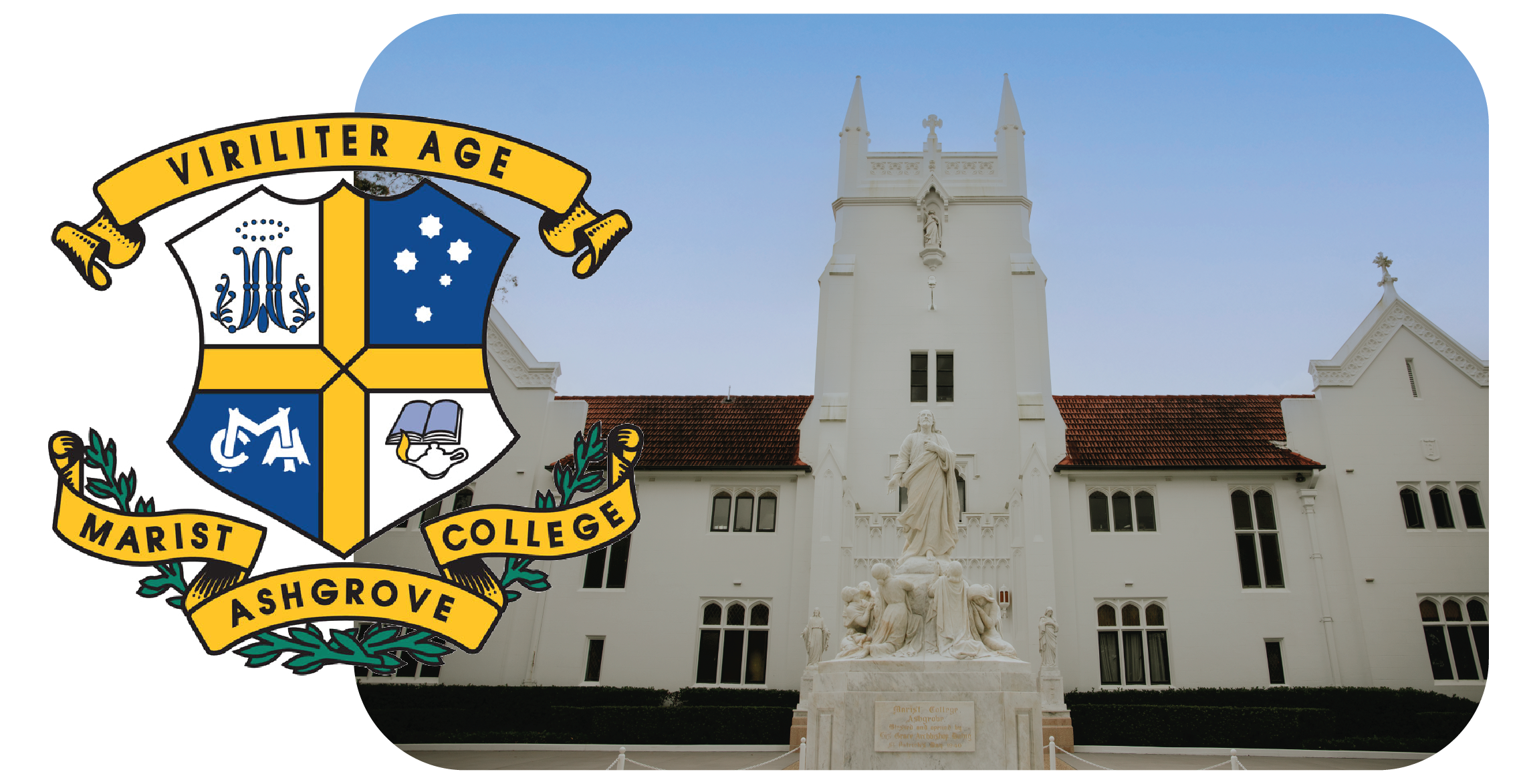 School with logo