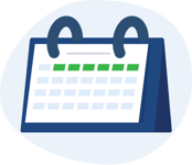 Timetable blob icon