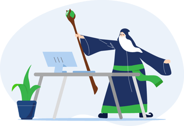 Wizard computer