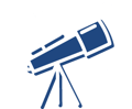 telescope icon white